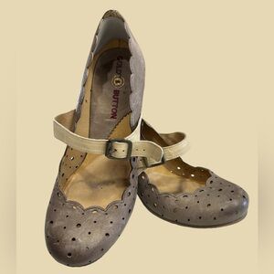 Gold Button Mary Jane’s